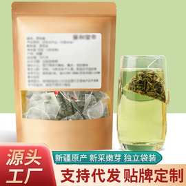 新疆新鲜罗布麻正品手工炒制养生花茶三角包茶包厂家现货批发代发