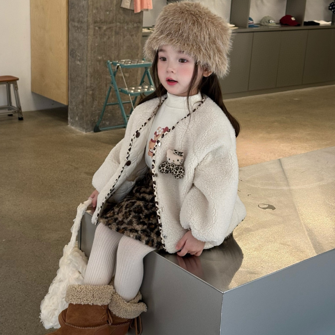儿童外套加厚保暖2026冬季新款女童宝宝两面穿衣服冬装棉上衣童装