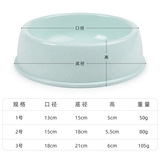 Фабричная оптовая модернизация Pippi Утолщенные пшеничные соломенные домашние животные, круглое рту круглого рта можно напечатать на логотипе рекламного собачьего чаши для собак