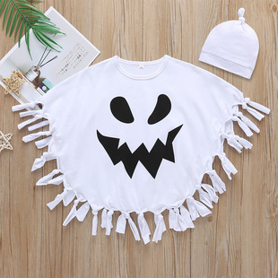 2025 Autumn Cross-Border New Holiday Costume Elf White Ghost Cape Dropshipping