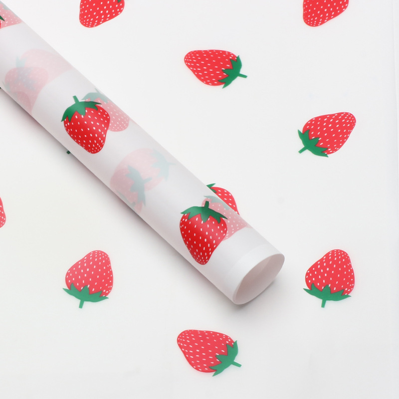 Papel de regalo floral impermeable creativo