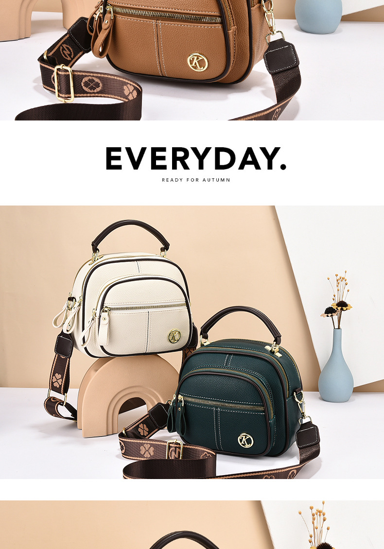 Bolso bandolera pequeño cuadrado de mano para mujer, versátil, nuevo, 2024_voghion.com