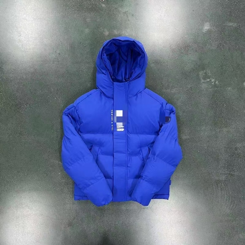 Trapstar 冬の新作トレンディなブランド暖かく厚みのあるショートスタイルのフード付きヒップホップストリートアメリカンジャケット、男性と女性用|undefined