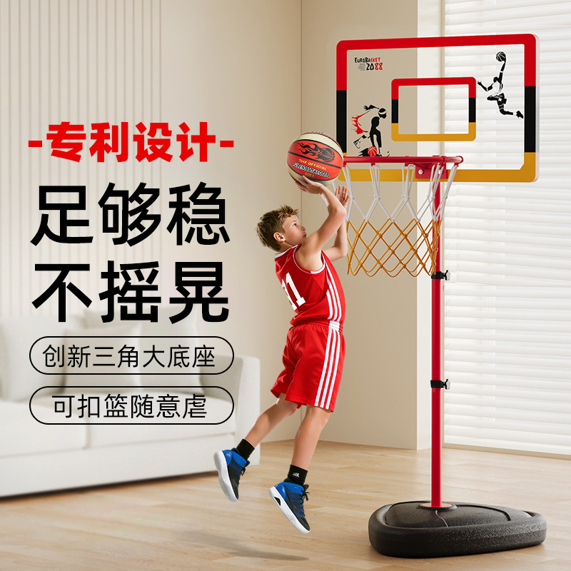 Children's Basketball Stand Home Liftable Basketball Frame Youth Outdoor Removable Basketball Hoop Boy Shooting Frame Toy