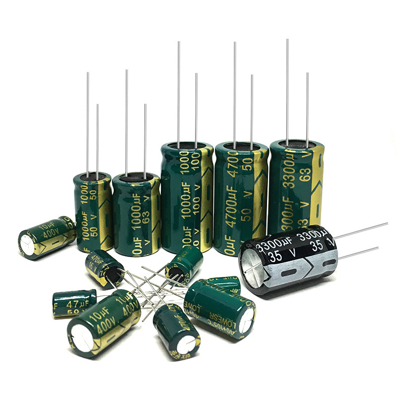 原厂直供 400V22UF高频低阻 长寿命105度直插铝电解电容22UF400V