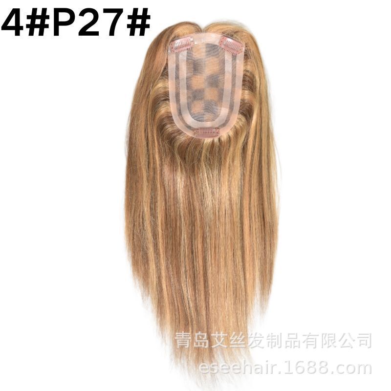 Amazon クロスボーダー ヨーロッパとアメリカの女性用人毛ヘアブロック 4x6 インチ MONO PU 27 613 #    在庫ありの女性|undefined