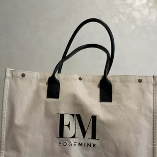 帆布托特包定制logo空白覆膜手提帆布包购物袋防水手提帆布包现货