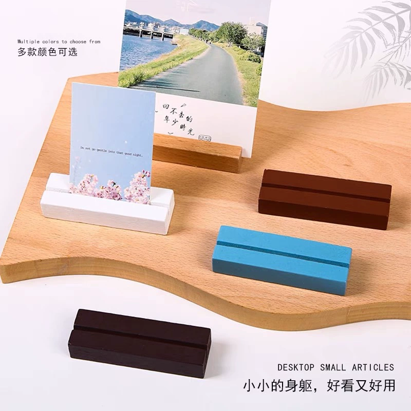 Wooden simple postcard, table photo, factory direct supply