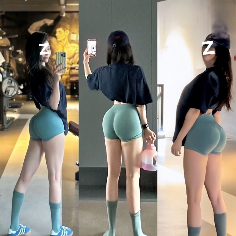 Hot Girl Fitness Peach Shorts Elastic High-Waisted Tummy Control Tight-Fitting Pants High-Elastic Running Sports Quick-Dry Yoga Shorts Hot Girl Fitness Peach Shorts Elastic High-Waisted Tummy Control Tight-Fitting Pants High-Elastic Running Sports Quick-Dry Yoga Shorts