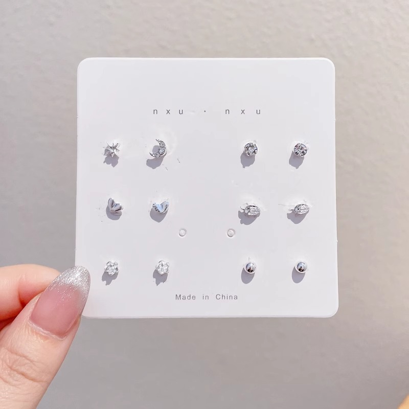 Estrellas y luna 6 piezas