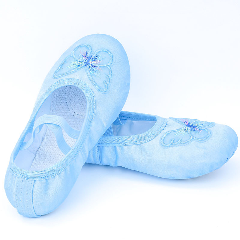 Zapatos de baile para niños, ejercicios de suela suave para niñas, baile, garras de gato, danza china, ballet para niñas, yoga corporal