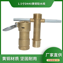 1.5寸DN40黄铜取水阀快速取水阀插杆绿化水管地接头洒水栓园林