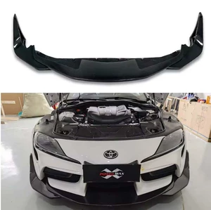 Toyota Supra A90 A91 Mk5 Quru Karbon Fiber Ön Lip Spoiler