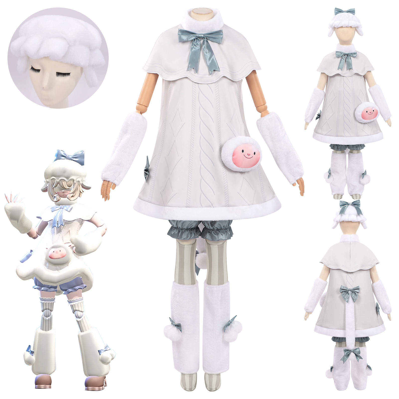 Eggman cosplay costume Shadow Claw Vantia Catwoman Cloud Dreamland adult and children's game-style anime performance costume