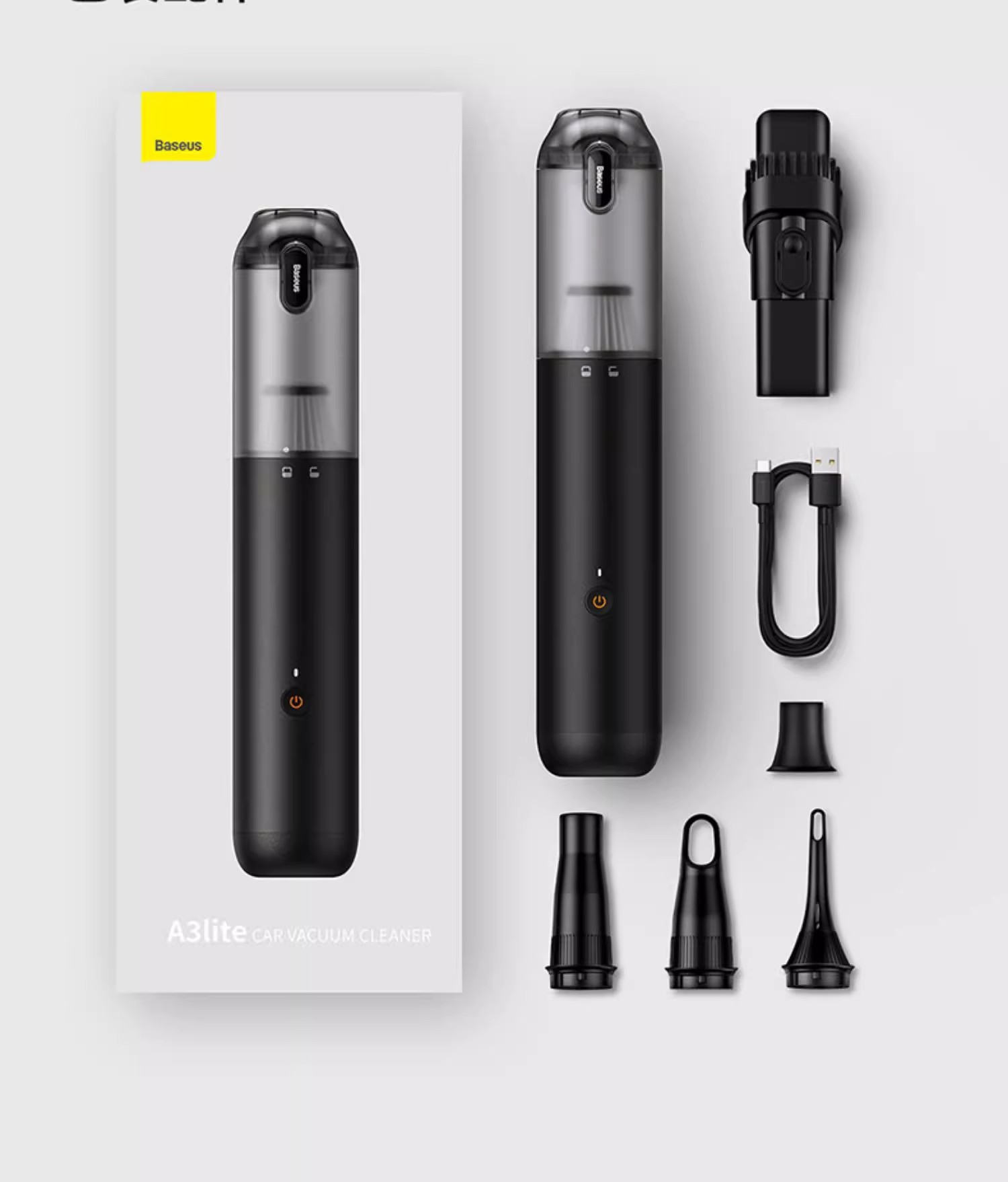 Baseus Car Vacuum Cleaner Handheld Small Ultra Powerful Suction Car Mini In-Car Dual Use for Blowing and Suction