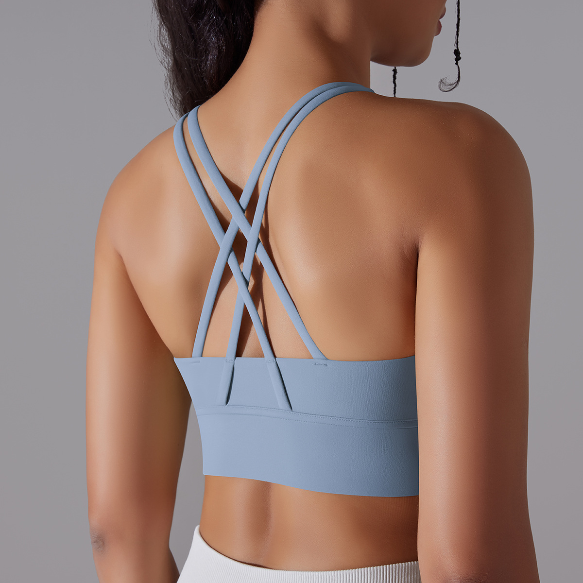 127g Weight Sleeveless Sleeve Length Nylon, Spandex Fabric Type Short Top Length Halter Crisscross Tank Tops Type Fitness, Yoga Occasion U Neck Neckline Solid Color Pattern Sports Style Sports Solid Color Nylon Spandex U Neck Active Tops Halter Crisscross Tank 89