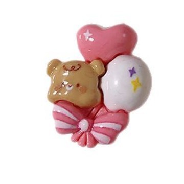 Cartoon Rainbow Zoo Cream Gumdiy Accesorios de resina hechos a mano Clipper Cord Material Keychain Wholesale