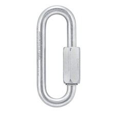PETZL GO 8 mm P015AA00 椭圆型形钢制锁扣 O型梅陇锁快速连接扣