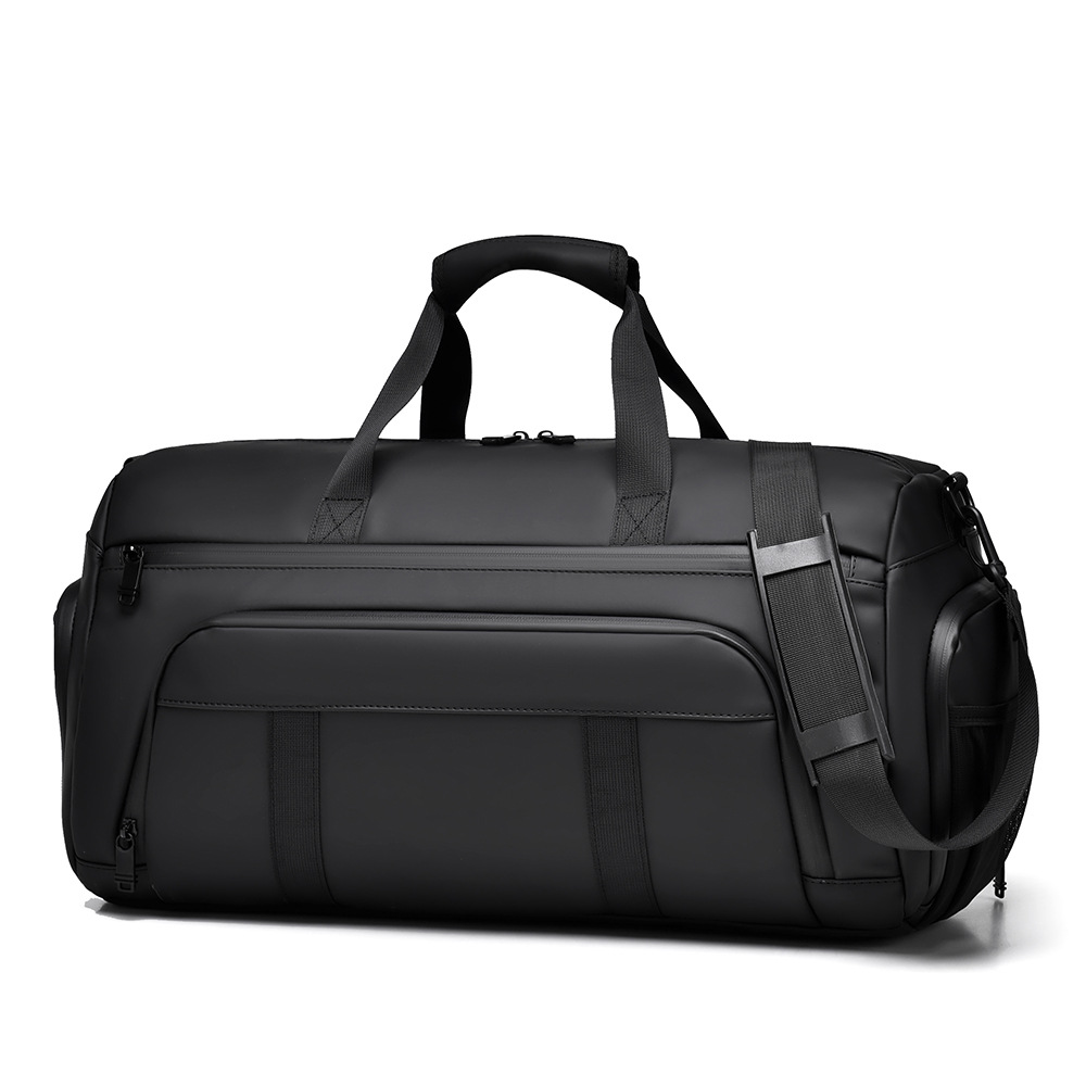 Nuevo paquete de viaje transfronterizo para hombres de alto nivel sensación de bolso de mano versátil a prueba de salpicaduras separación seca y húmeda bolsa de fitness
