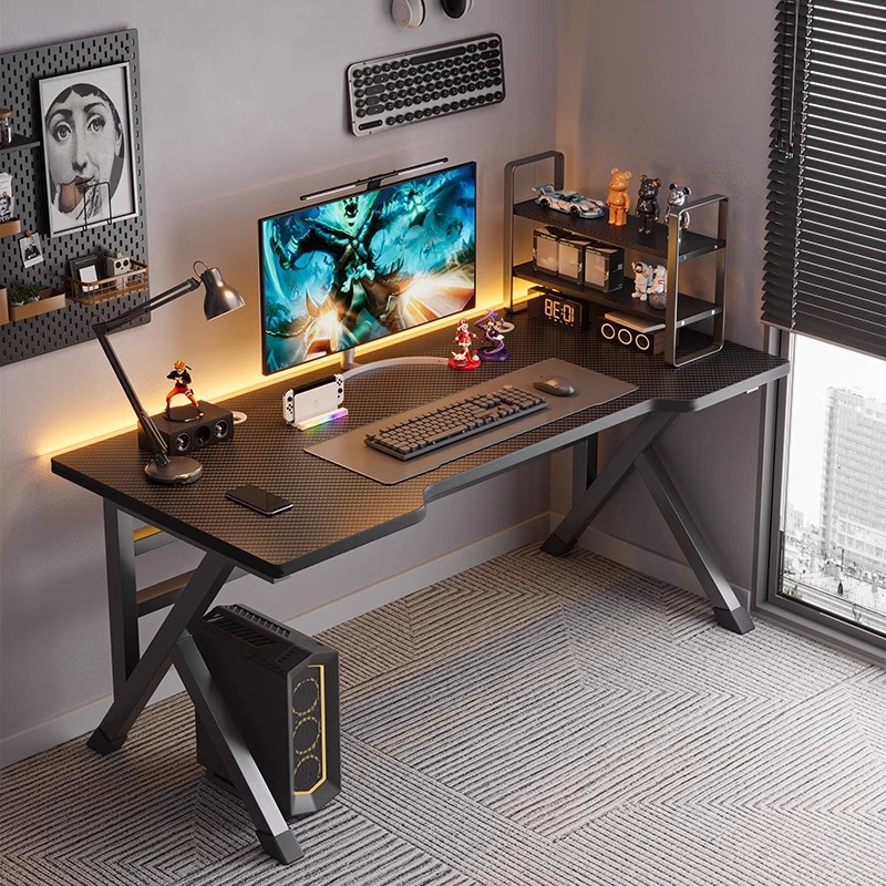 Mesa de computadora de escritorio mesa e-deportes domésticos sillas dormitorio simple mesa