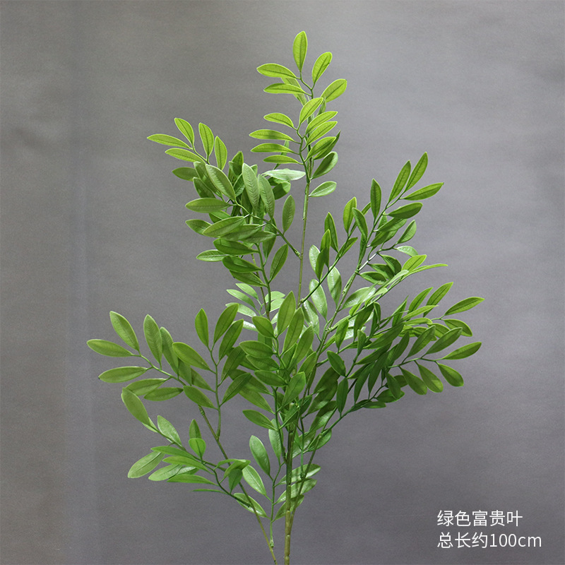 녹색 부유한 잎