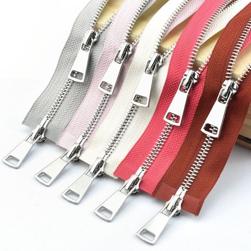 5# titanium alloy metal strip zipper double open 40-100cm multi-size multi-color for you to buy