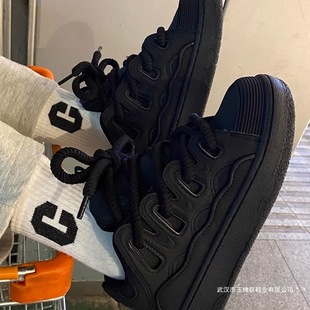 С����Ь��2025�ļ��¿�ٴ�ins������ɫЬ�Ӻ��������H���Ь