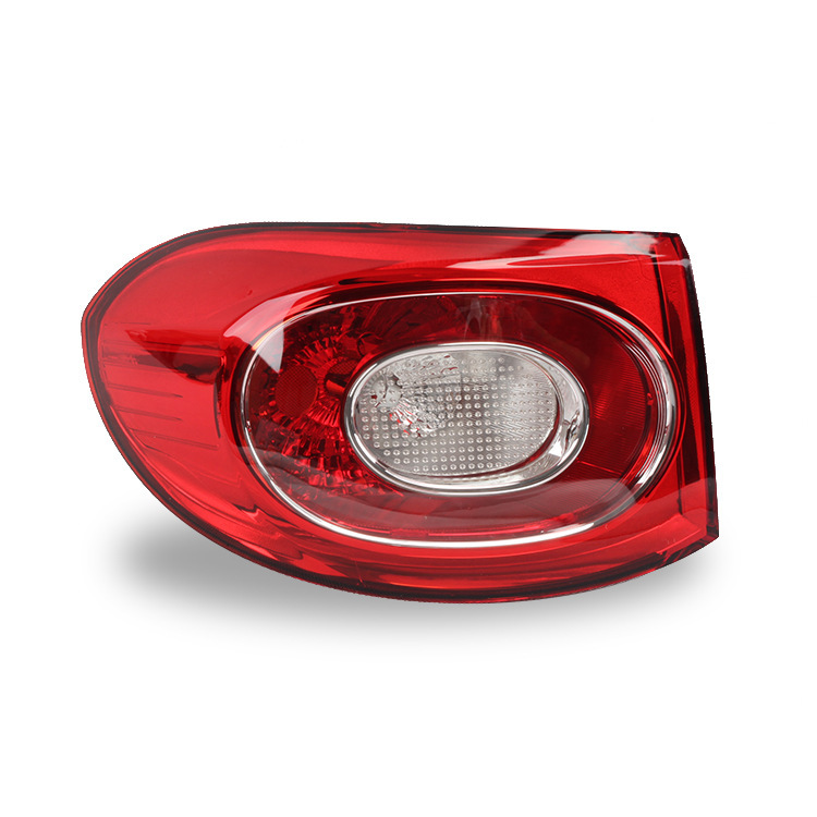 Aplicable a la caja de la lámpara trasera Tiguan 10 - 12, lámpara trasera plana trasera, lámpara de curva trasera, lámpara de freno trasera, conjunto de lámpara trasera Tiguan