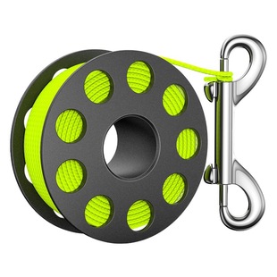 Diving reel with stainless steel double-head hook buoy coil 30 m nylon rope plastic reel like pull diving accessories