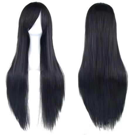 cosplay Anime Final Fantasy 7 Tifa Lockhart cos Wig tifa Black Scalp 1 m Straight Hair