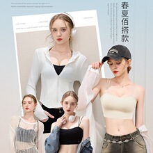 性感辣妹吊带抹胸美背免穿文胸防走光薄款打底外穿礼服洋装裹胸