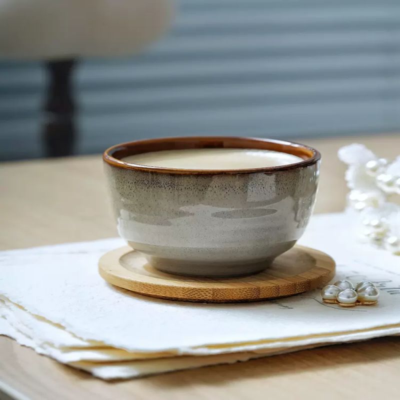 Tazas de café de estilo europeo creativo de restaurante tazas de café de kung fu caseras tazas de cerámica de color esmaltadas tazas de horno transfronterizas