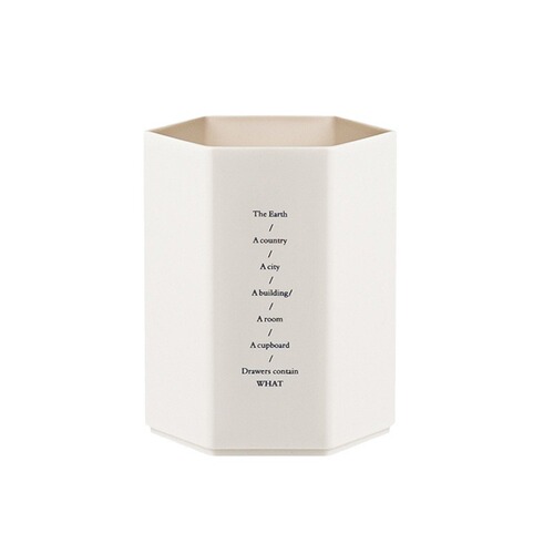Slanted pen holder, creative, fashionable and individual, simple, large-capacity pen barrel, office desktop, student and children's stationery storage