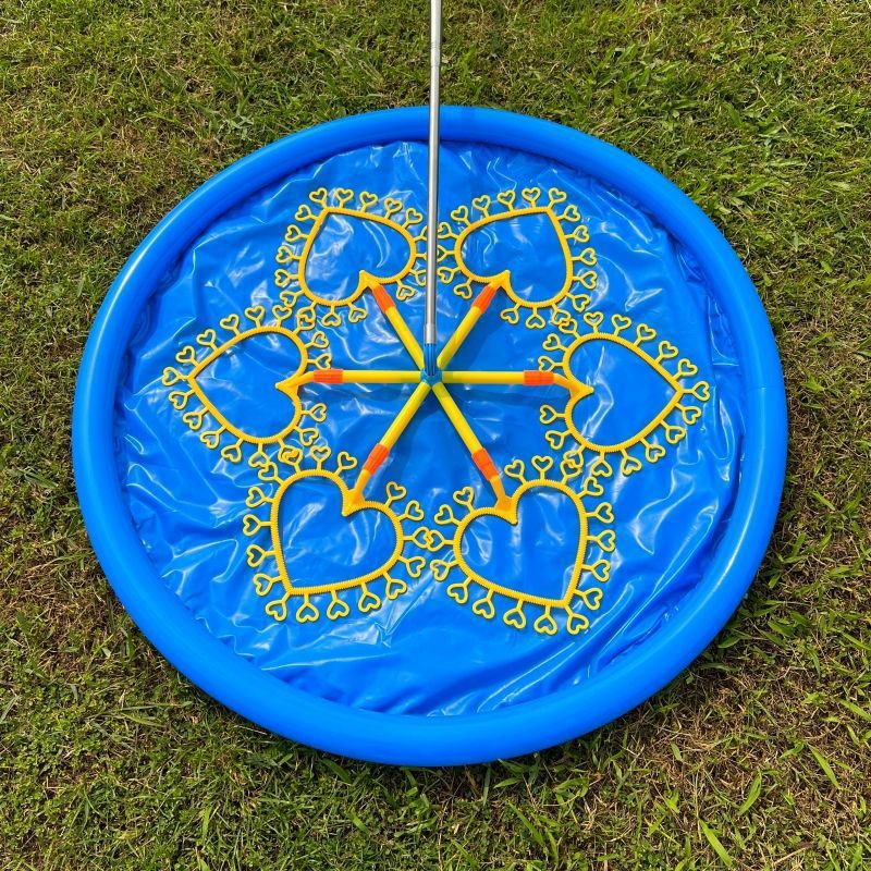 Shopping Mall Store Real Estate Attractive Fun Bubble Game Activities for Young Children and Parents-Child Set Bubble Show Big Bubble Circle