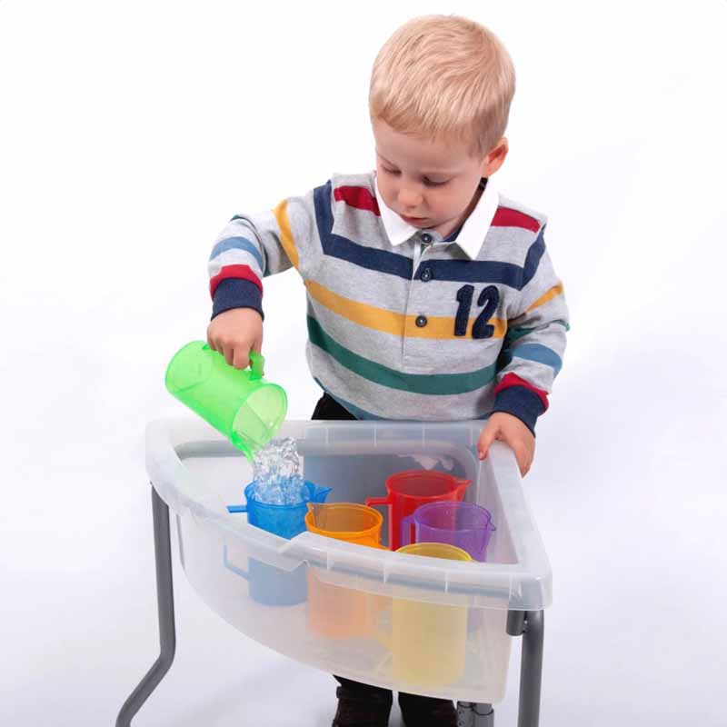 Reggio Kindergarten Ring Creation Open Material Light and Shadow Game Children's Early Play Teaching Ads Measuring Cup Set