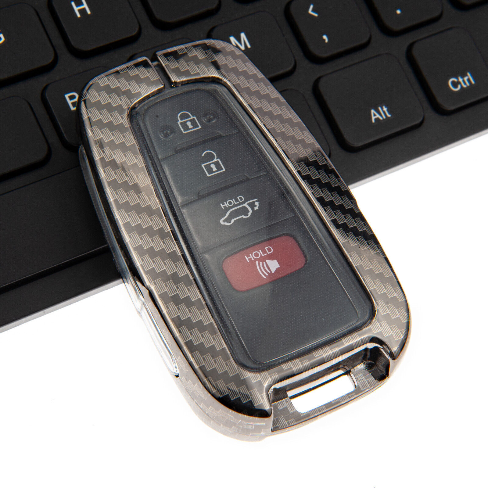 원래 자동차 모델 탄소 섬유 패턴 모든 포함 단일 쉘