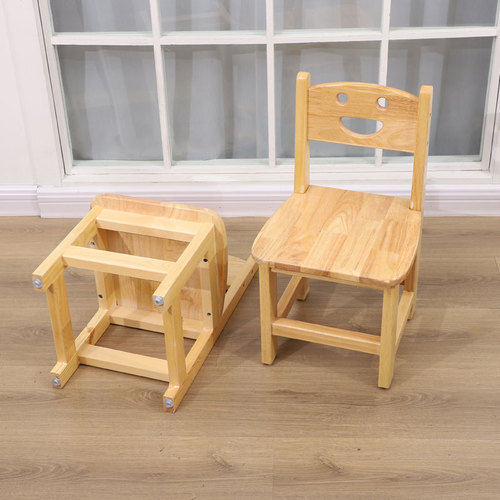 Preschool solid wood tables school classroom rectangular oak dining table and chair set for children learning, wholesale