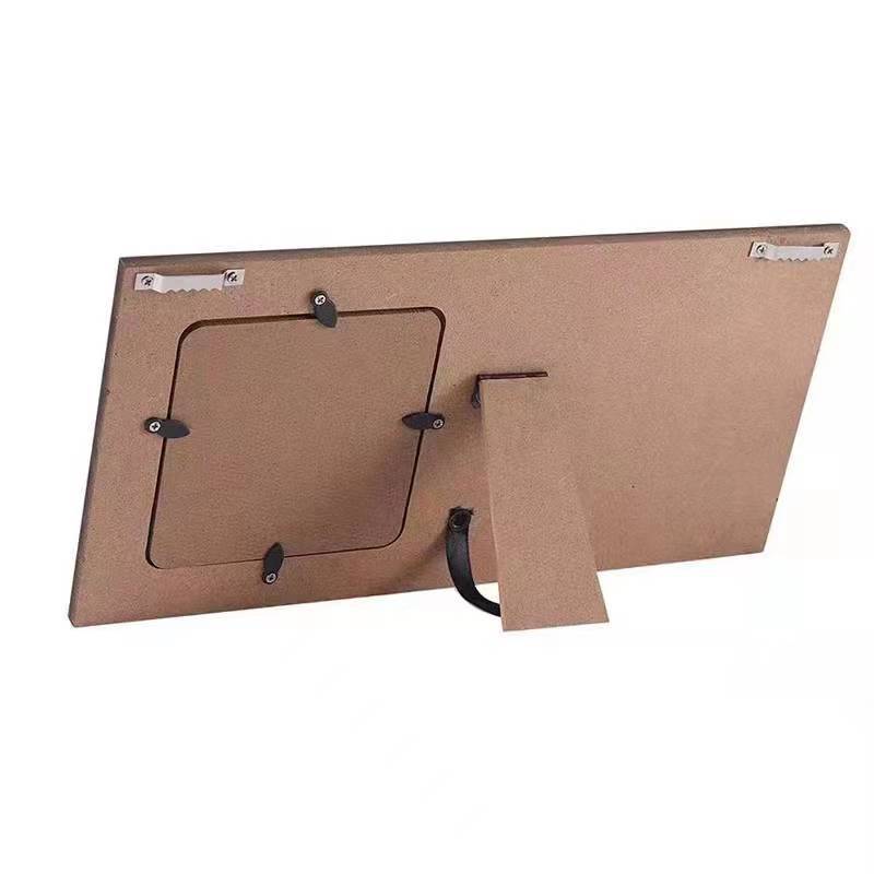 Transfronterizo nuevo amor de madera marco foto decoración conmemorativa foto marco pared colgante madera foto marco colgante regalo