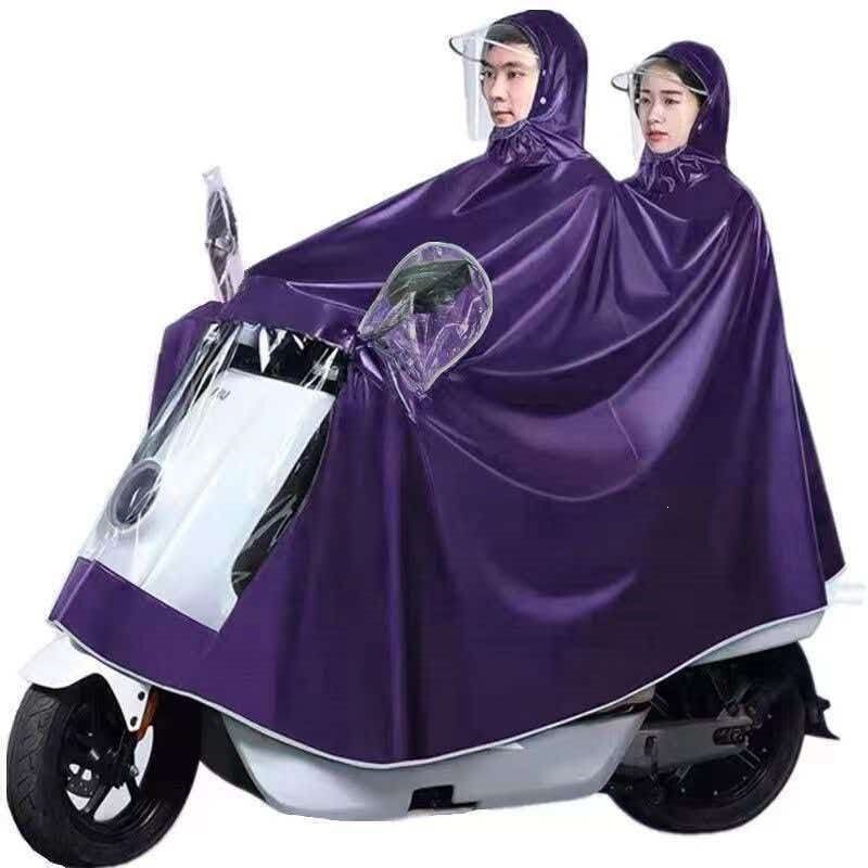 Double-layer, full-body rain poncho for men, designed for motorcycles, extra-long and oversized, new style Double-layer, full-body rain poncho for men, designed for motorcycles, extra-long and oversized, new style