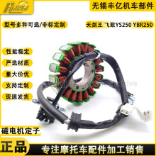 供应雅马哈天剑王 飞致250-18 YS250 YBR250磁电机发电定子线圈