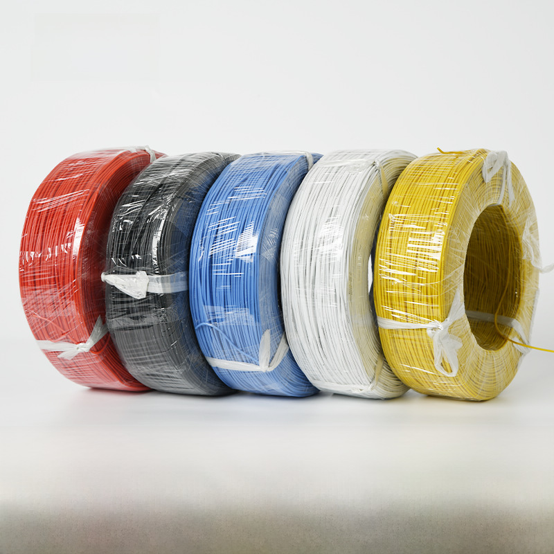 Manufacturer supplies silicone high temperature line 10AWG acid and alkali-resistant silicone high voltage line, anti-fraction and corrosion resistance, especially soft silicone wire 3