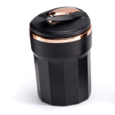Car ashtray and Led Light, Trendy Car - a08-2-champagne-color-h115outer-diameter-77mm