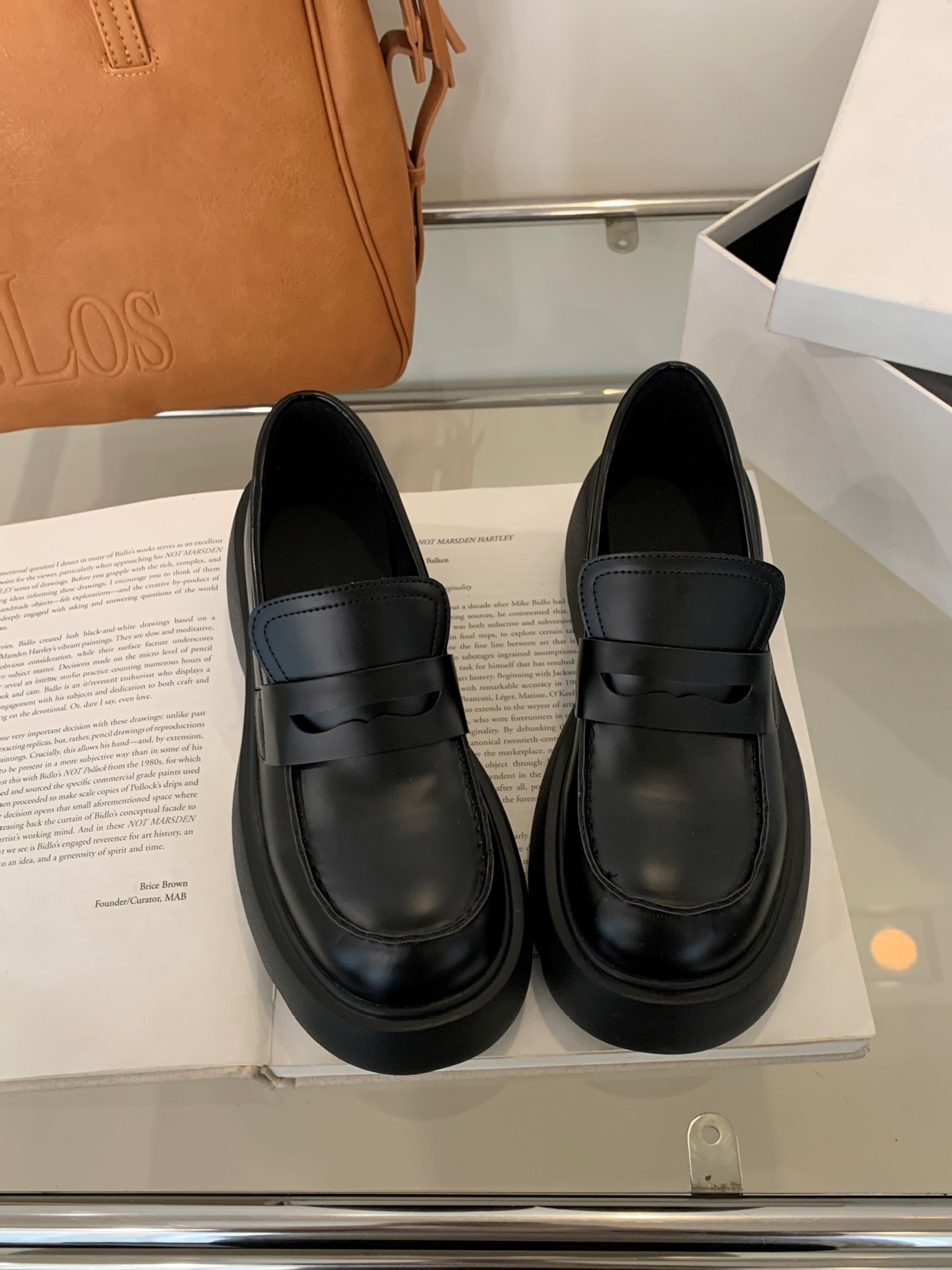 SY 6988-1 블랙 페이턴트 가죽