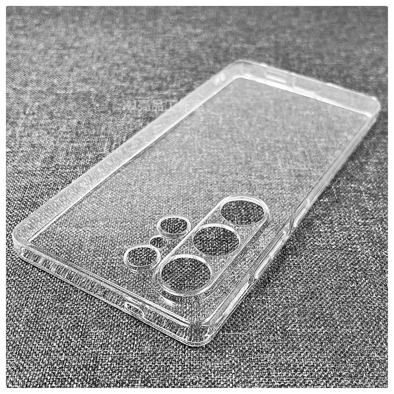 Transparent and Simple, Suitable for Samsung S25U Mobile Phone Case, Soft Shell, Light and Ultra-Thin Clear Water Case, All-Inclusive Tpu Arc Edge Silicone