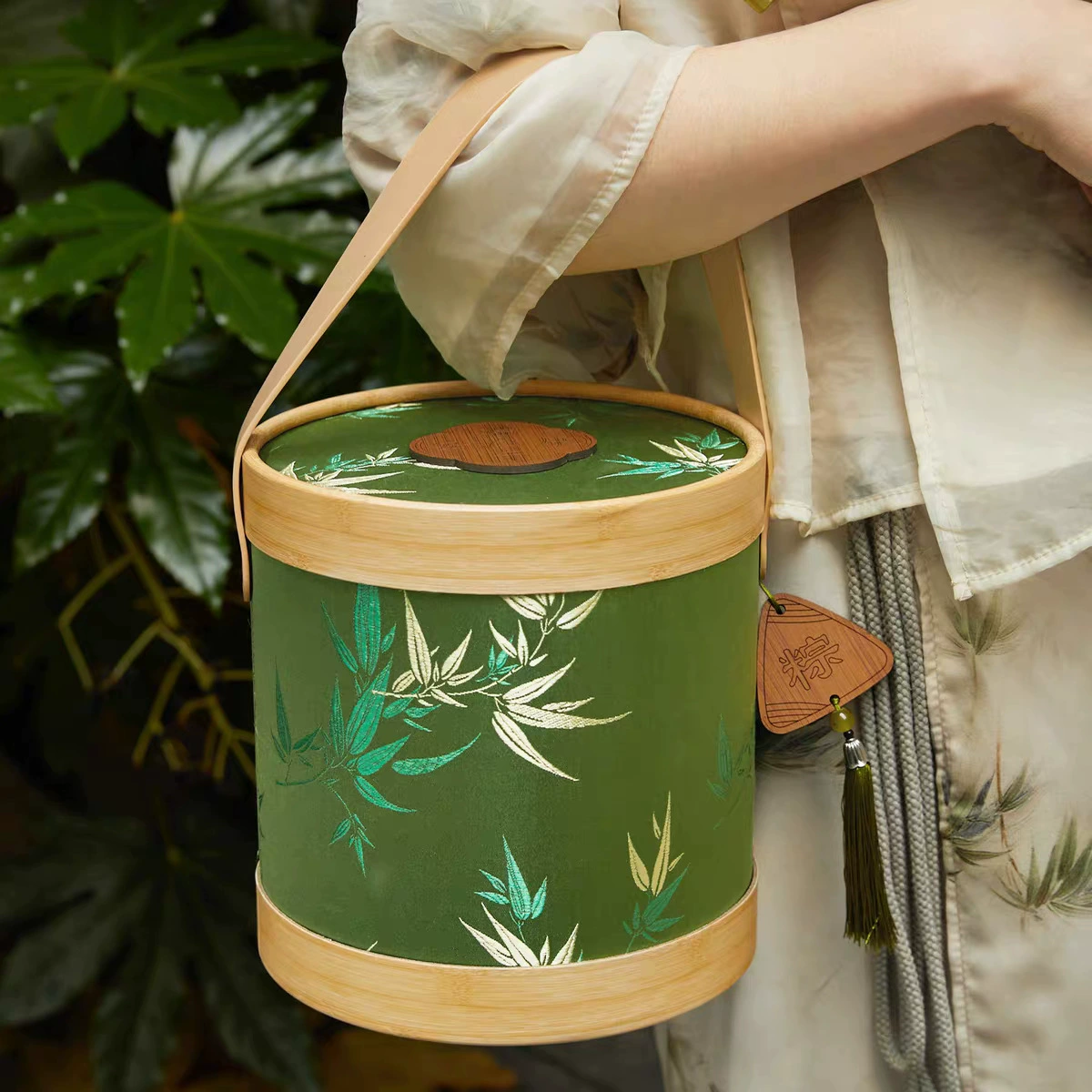 Высококачественная новая подарочная коробка для фестиваля драконьих лодок, упаковочная коробка для рисовых пельменей, подарочная коробка для запеченной сумки с соленым утиным яйцом, пустое ведро для подарков