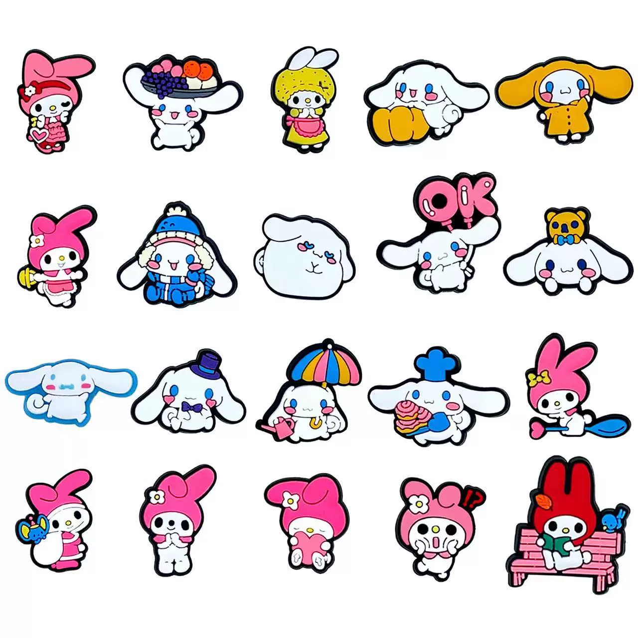 Новая обувь в пещере Цветочная обувь Sanrio Jade Gui Dog Shoes Цветочная обувь Пряжка Обувь в пещере Аксессуары для поделок