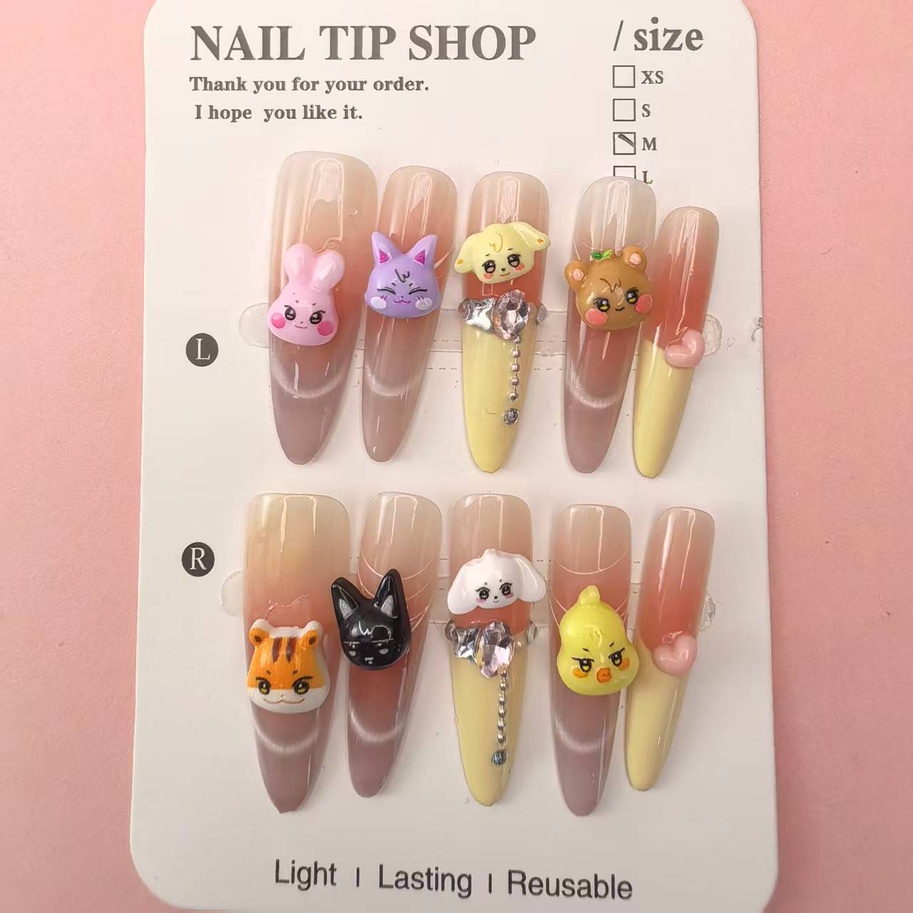 小动物兔子狗狐狸老虎美甲饰品卡通_04.jpg