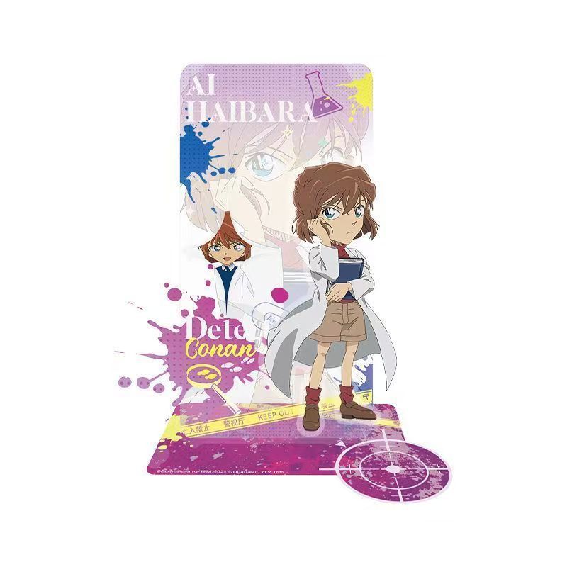 公式正規品 名探偵コナン 夢の絵/30周年記念シリーズ 透明カードコースター オーナメントスタンド|undefined