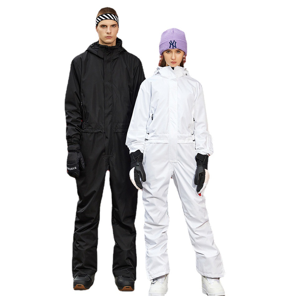 2021新款连体服滑雪服男女情侣套装单板双板防风防水户外滑雪装备
