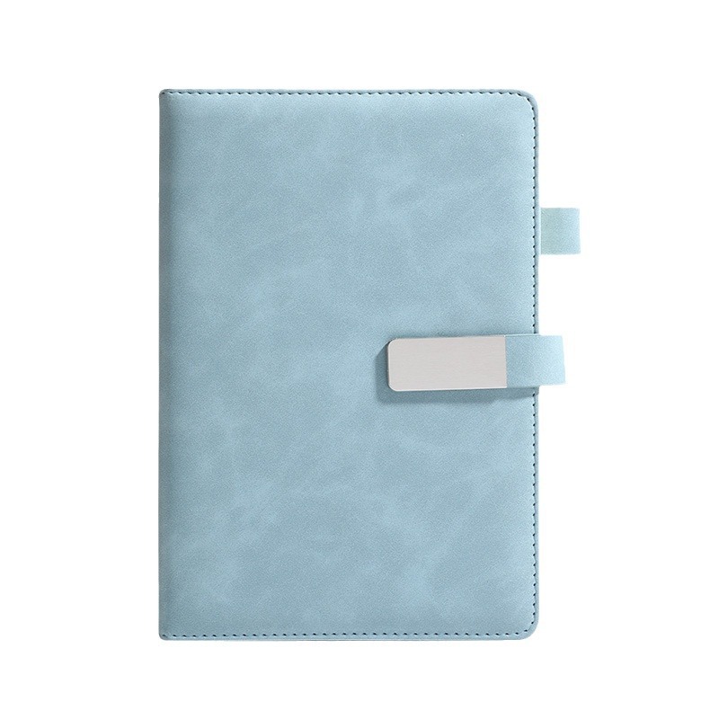 a5 notebook custom logo lettering thickened pu leather notepad office meeting record notebook business notebook